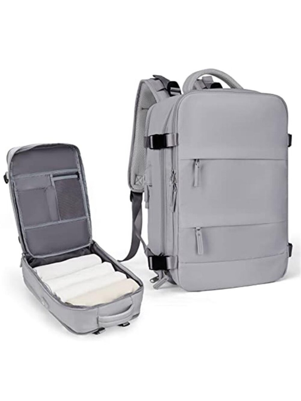 Womens Travel Backpack 25L Carry On Laptop Bag Shoe Compartment USB Waterproof